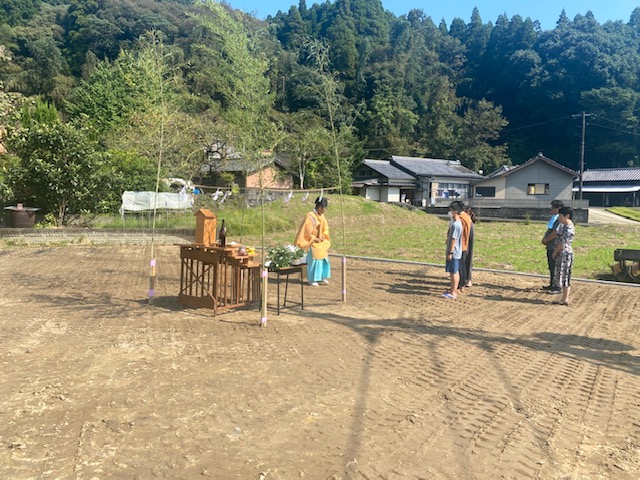 F様邸の地鎮祭